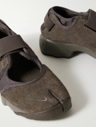 Nike - Air Rift Split-Toe Brushed-Suede and Mesh Sneakers - Brown