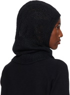 Ann Demeulemeester Black Vali Balaclava