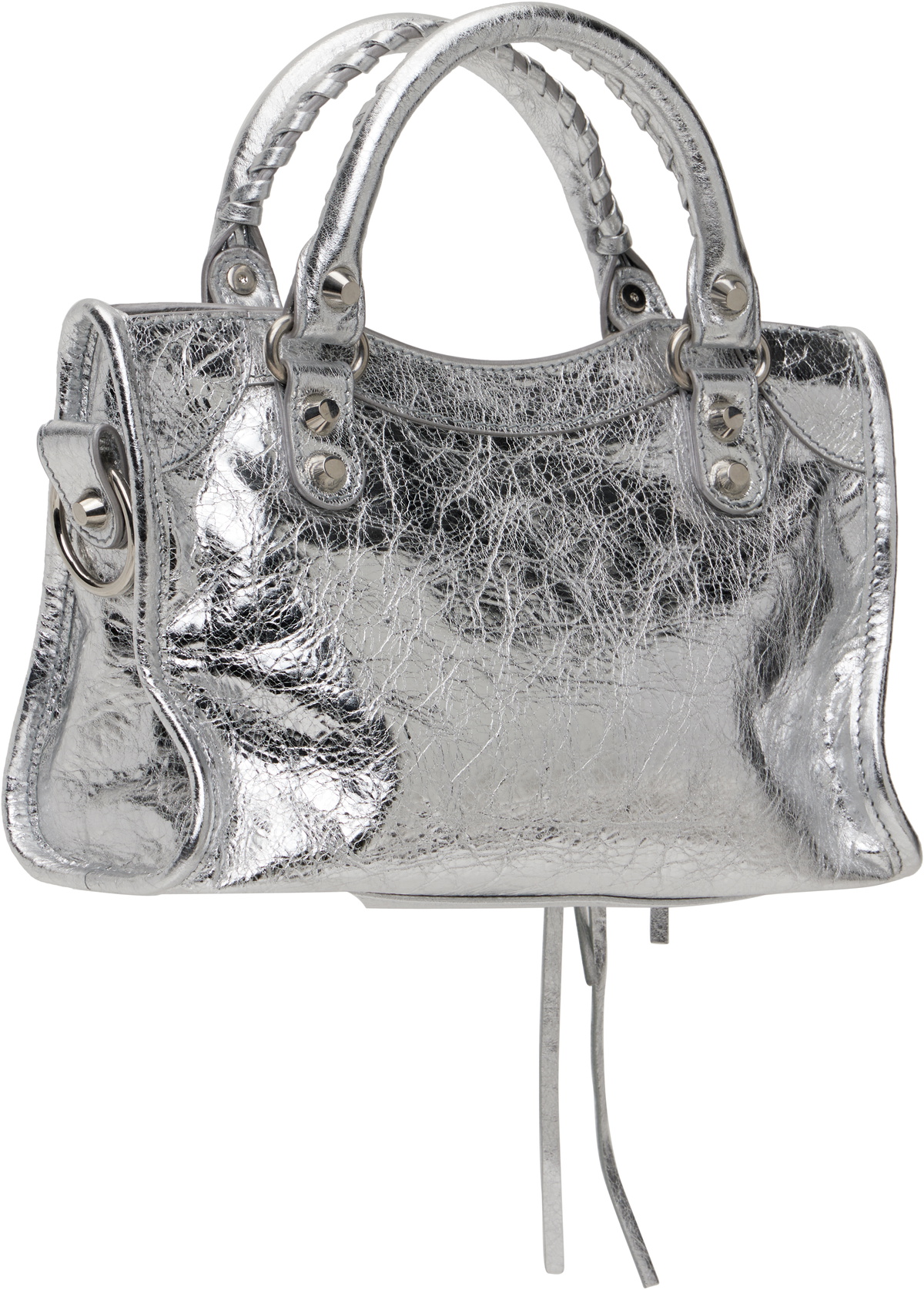 Balenciaga Silver 'Le City' Mini Bag