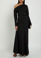 Rohe Twisted Jersey Maxi Dress Black