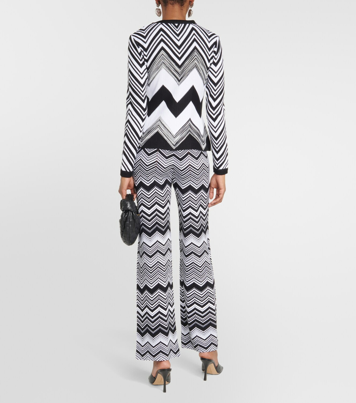 Missoni Zig Zag Cotton Blend Cardigan Missoni