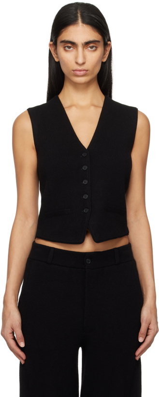 Photo: Guest in Residence Black Tailored Vest