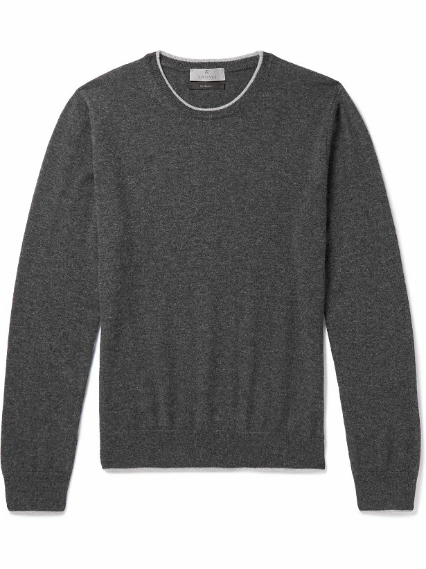 Photo: Canali - Slim-Fit Cashmere Sweater - Gray