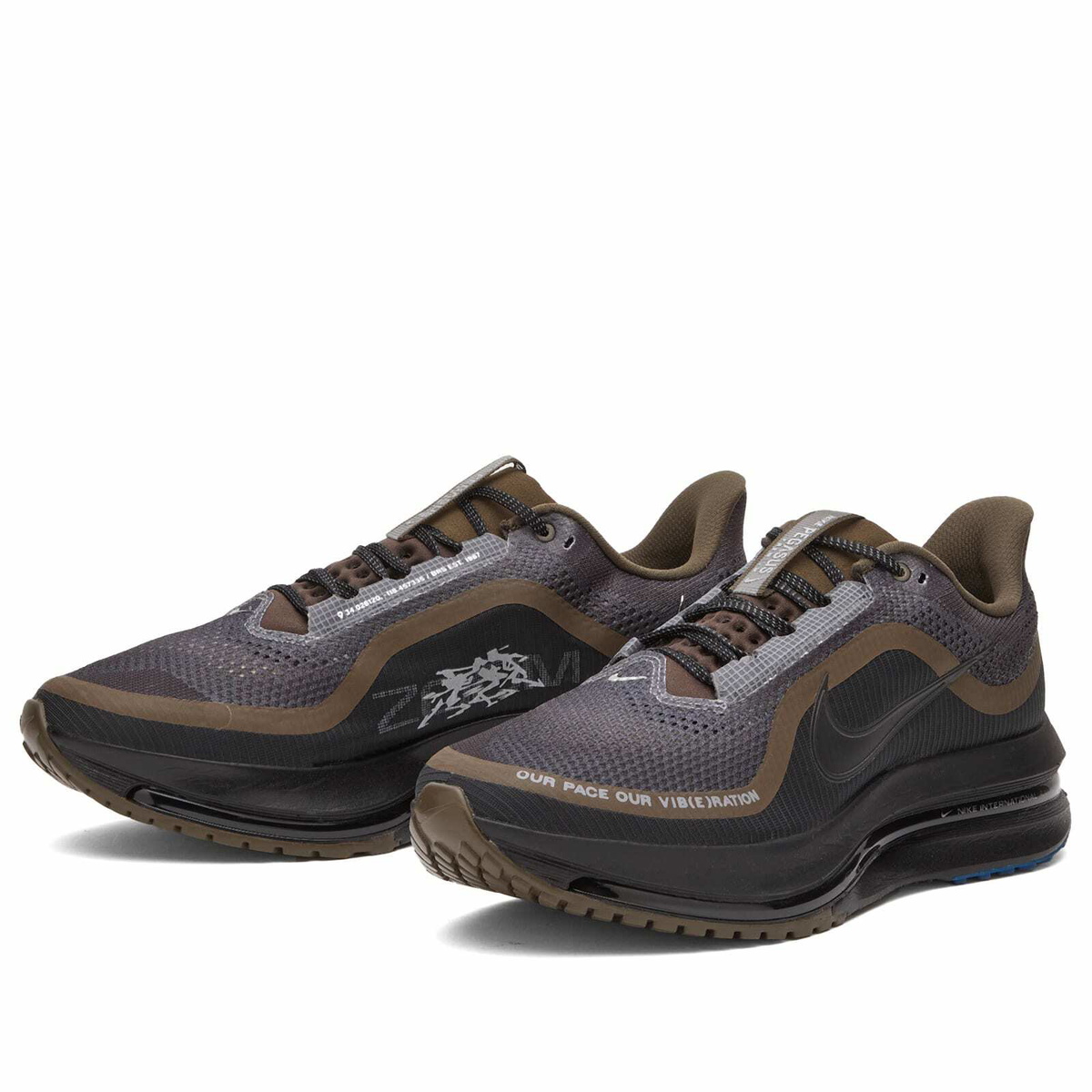 Nike Running Men's Nike Pegasus Premium Sneaker in Off Noir/Black/Dark Hazel