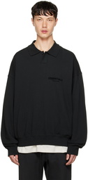 Fear of God ESSENTIALS Black Lightweight Polo