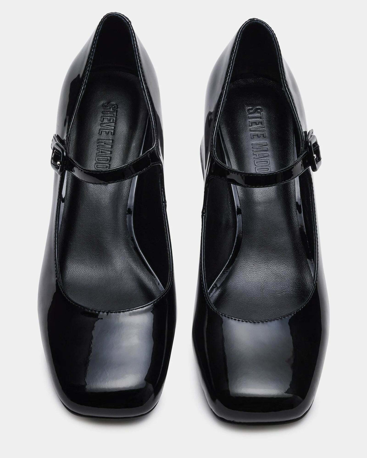 Steve Madden Darcey Heels in Black Patent