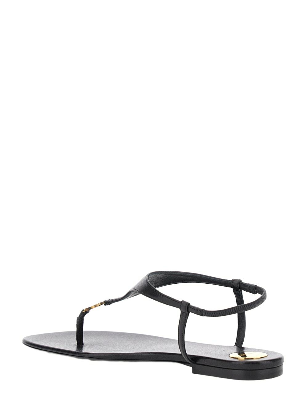 Saint Laurent Bridget 40 Rive Gauche Leather Sandals Saint