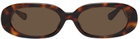 LINDA FARROW Tortoiseshell Cara Sunglasses