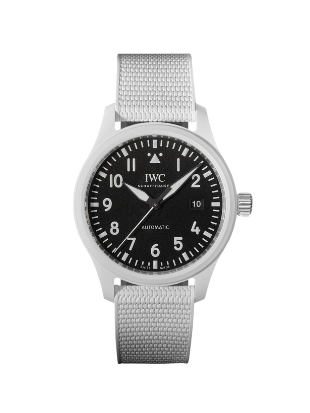 Photo: IWC Schaffhausen - Pilot's Top Gun Lake Tahoe Automatic 41mm Ceramic and Rubber Watch, Ref. No.: IW328104