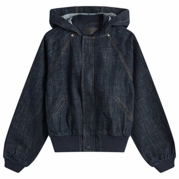 Photo: Peachy Den Women's Gigi Denim Jacket in Rinse