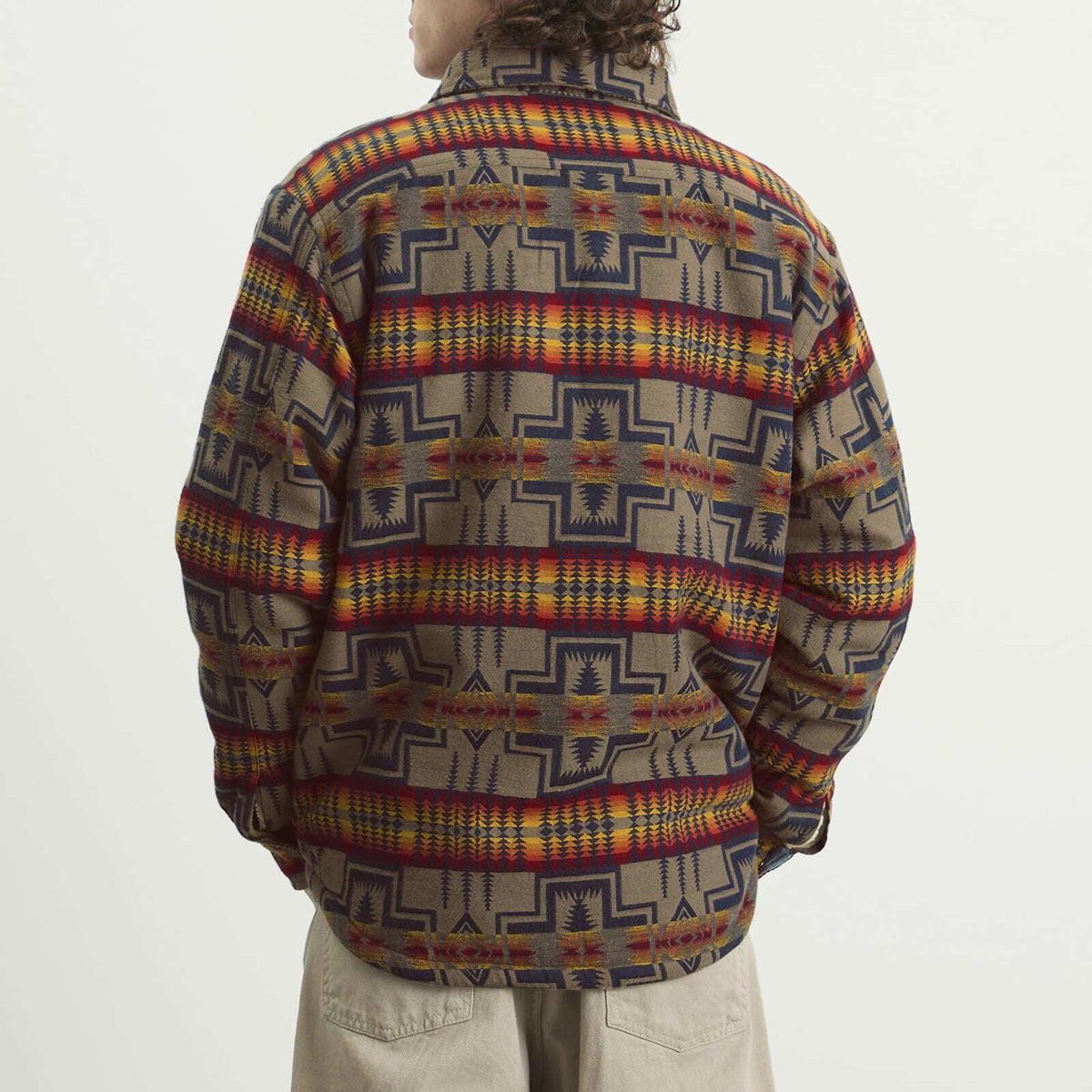 Pendleton Men's Bay City Overshirt in Harding Navy