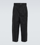 Comme des Garcons Homme - Cropped twill pants