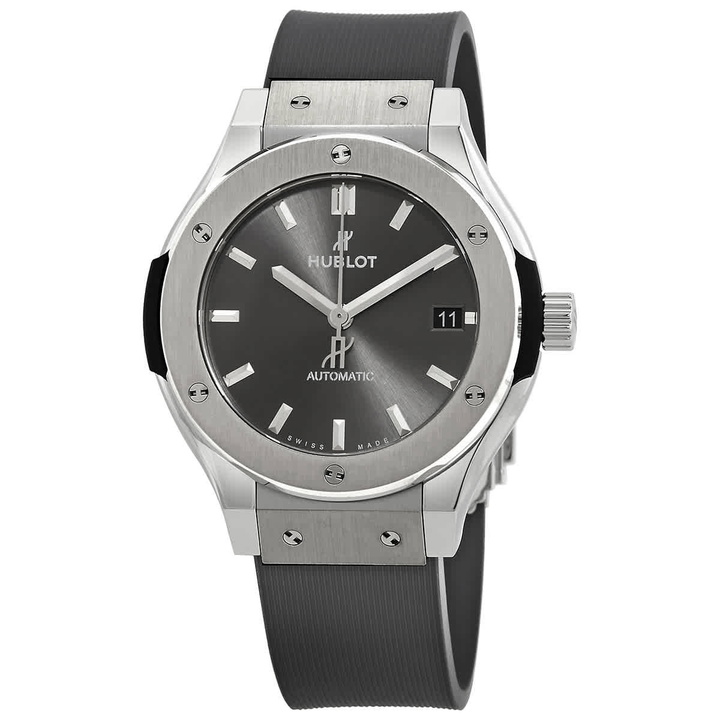 Photo: Hublot Classic Fusion Automatic Grey Dial Ladies Watch 565.NX.7071.RX
