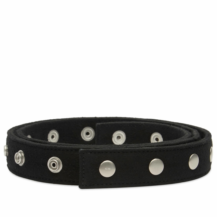 Photo: Rick Owens DRKSHDW Men's Snaps Belt in Black 