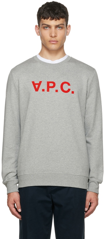 Photo: A.P.C. Gray Cotton Sweatshirt