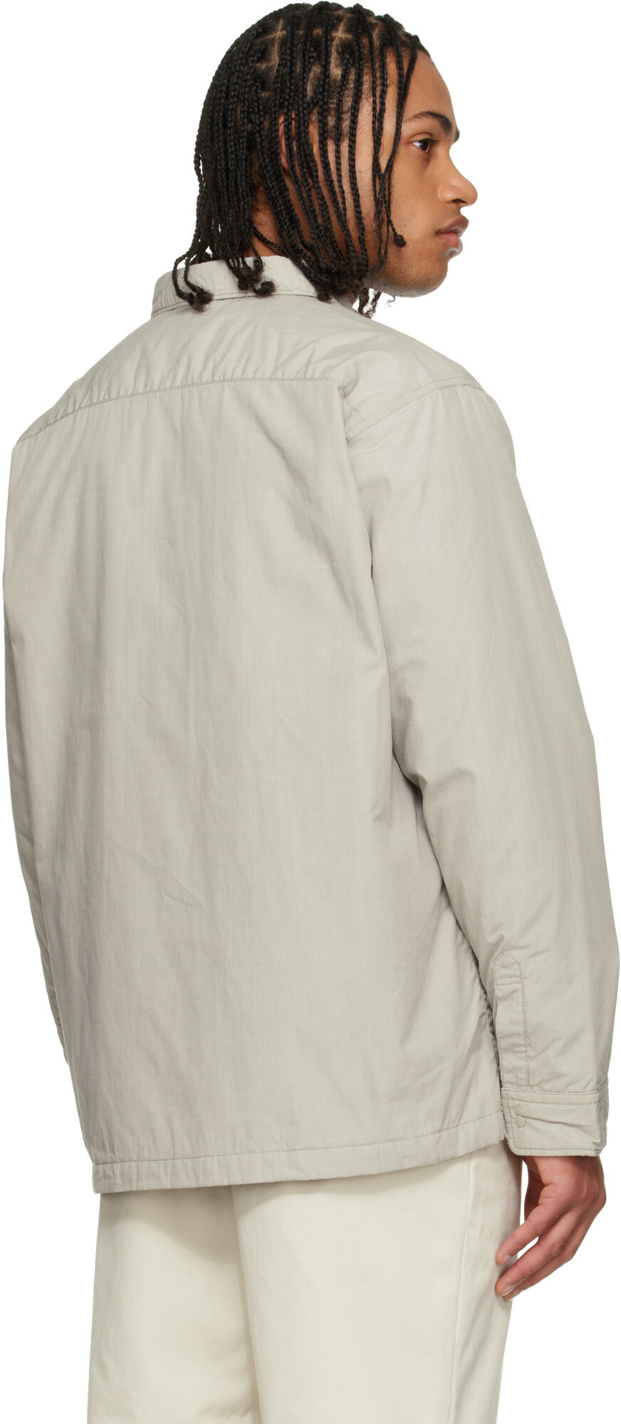 nanamica Beige Insulation Shirt Jacket