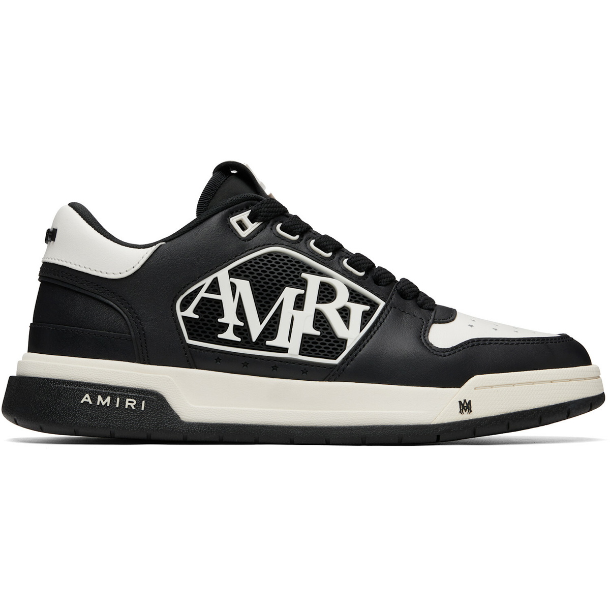 AMIRI Black & White Classic Low Sneakers