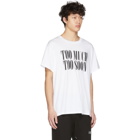 Amiri White Too Much Too Soon T-Shirt