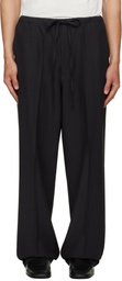 Second/Layer Black Baggy Primo Trousers