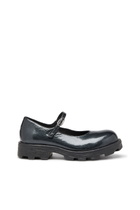 Diesel D-Hammer - Lugged Mary Jane flats in patent leather - Flats Womens in Black
