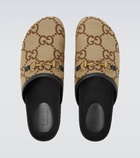 Gucci - Jumbo GG canvas slippers