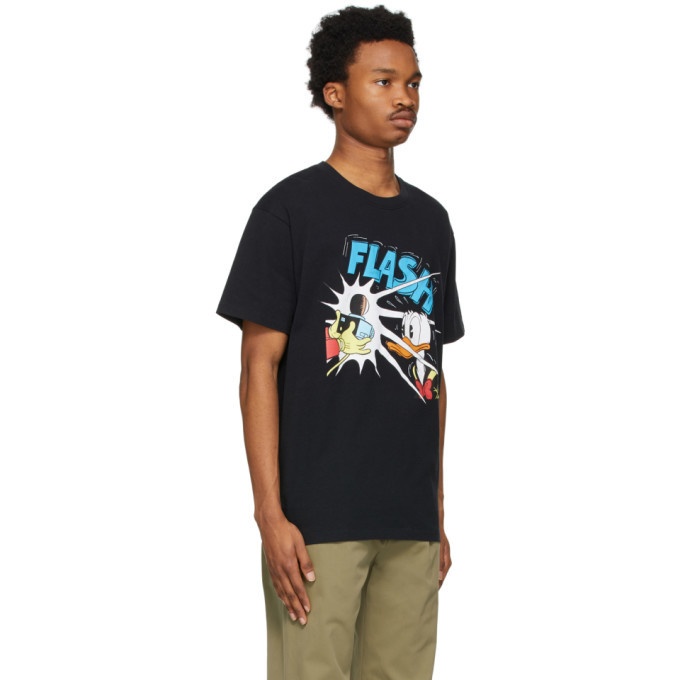 NWT Gucci Donald Duck Flash Disney Black Jersey T-Shirt L (Oversized) 548334