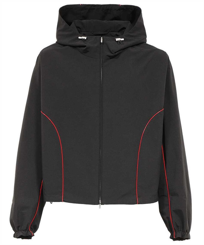 Photo: Ferragamo Black Polyester Blend Jacket