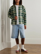 Corridor - Plaid Cotton-Madras Shirt - Green