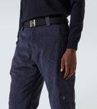 Bogner Corbin belted ribbed-knit ski pants