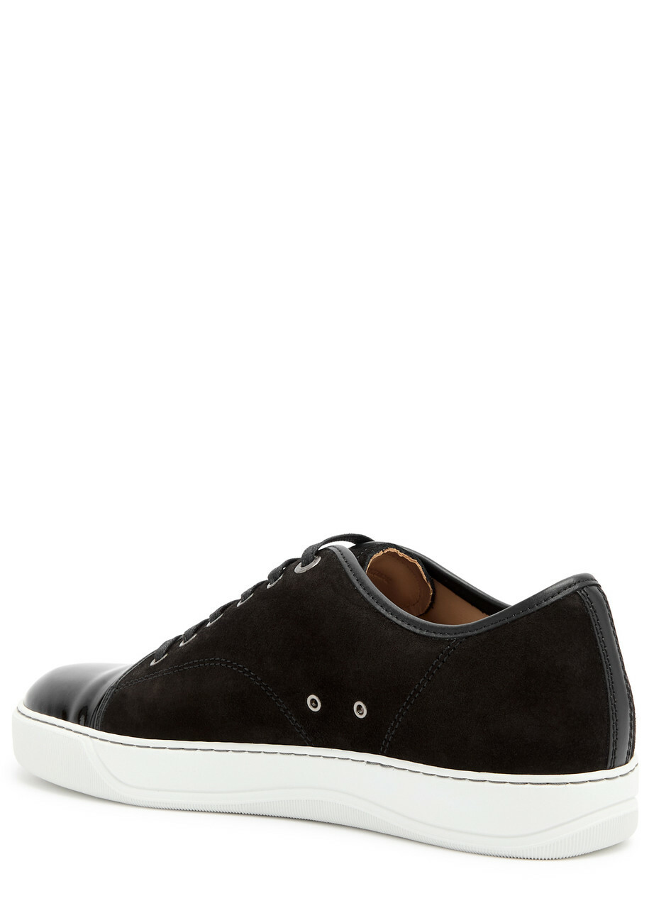 Lanvin DBB1 Panelled Suede Sneakers Black