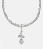 Yeprem Y-Couture 18kt white gold pendant necklace with diamonds