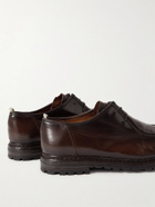 OFFICINE CREATIVE - Burnished-Leather Derby Shoes - Brown