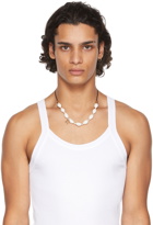 Versace White & Black Shell Necklace.