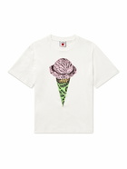 ICECREAM - Printed Cotton-Jersey T-Shirt - White