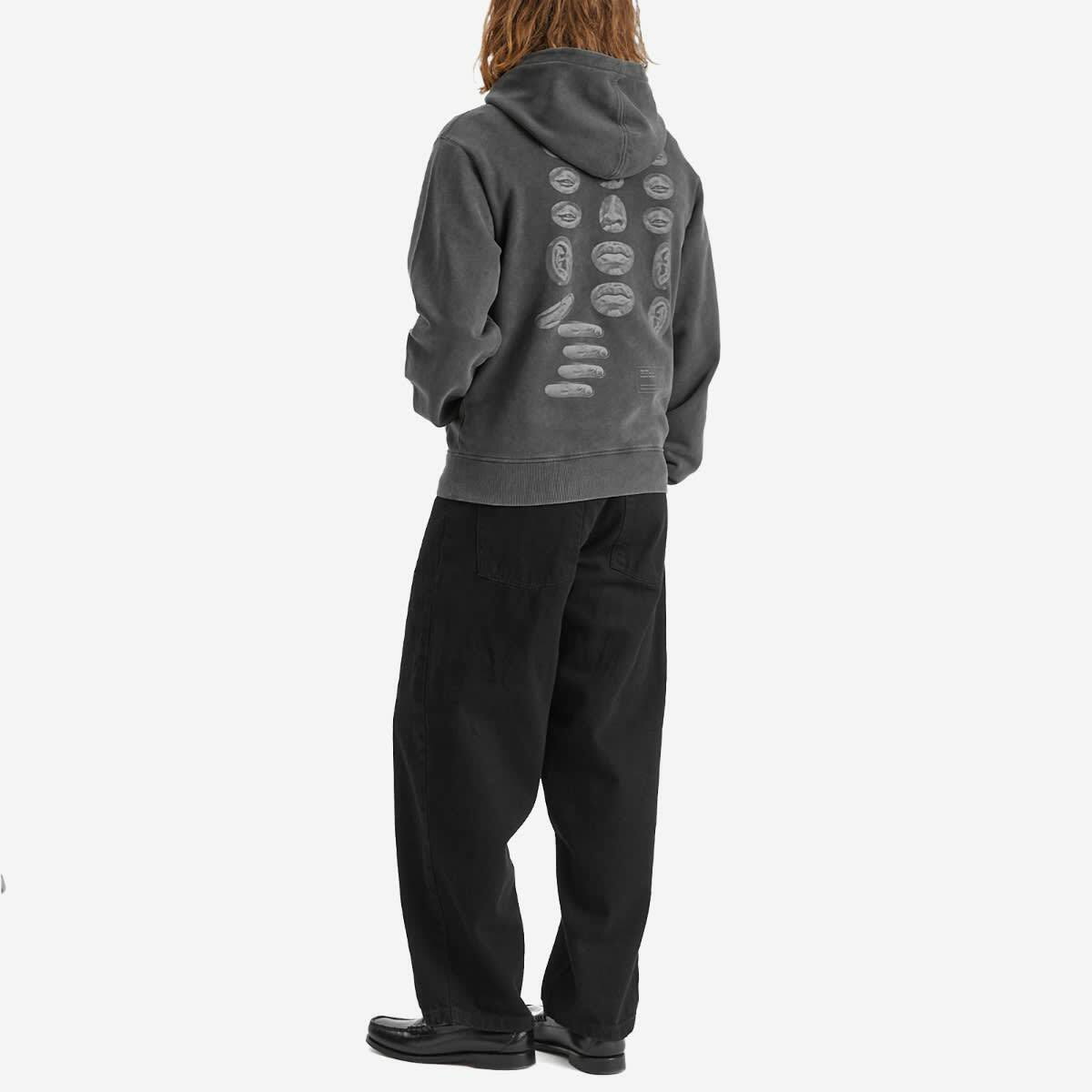 Daily Paper Men's Senses Hoodie in Washed Black Daily Paper
