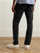 Faherty - Slim-Fit Straight-Leg Stretch Cotton-Blend Trousers - Black
