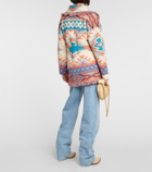 Alanui - Oasis cashmere and linen cardigan