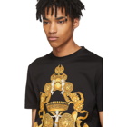 Versace Black and Gold Angels T-Shirt