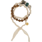 Jil Sander Beige Flow Bracelet