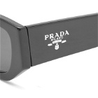 Prada Eyewear PR A01S Sunglasses in Black/Dark Grey
