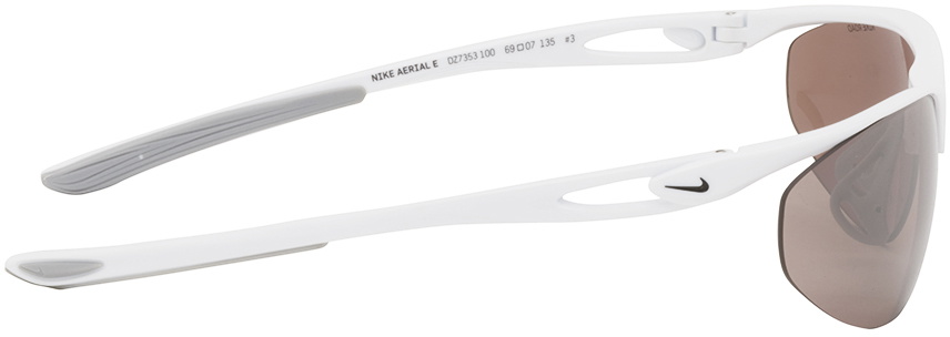 Nike White Aerial E Sunglasses