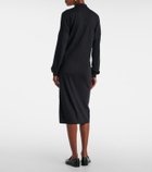 Tod's Wool and silk polo dress