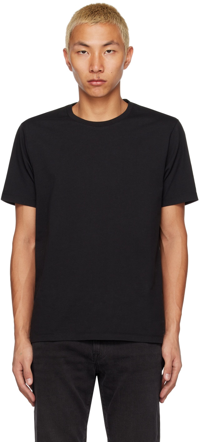 Photo: FRAME Black Embroidered T-Shirt