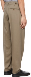 Lemaire Taupe Tapered Trousers