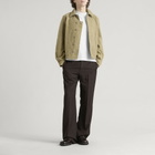 Acne Studios Men's Palvin Fluid Herringbone Viscose Trousers in Chocolate Brown