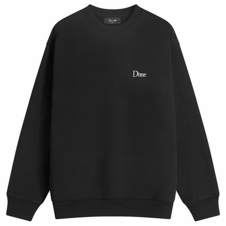 Photo: Dime Men's Classic Small Logo Sweatshirt in Black