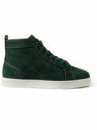 Christian Louboutin - Louis Corduroy High-Top Sneakers - Green