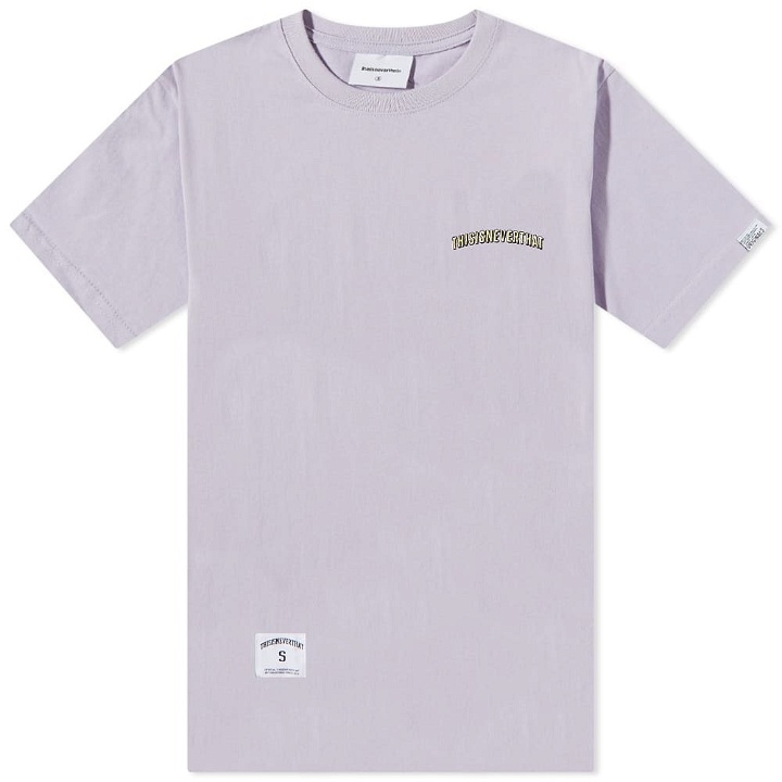 Photo: thisisneverthat Men's SD Arch-Logo T-Shirt in Lavender