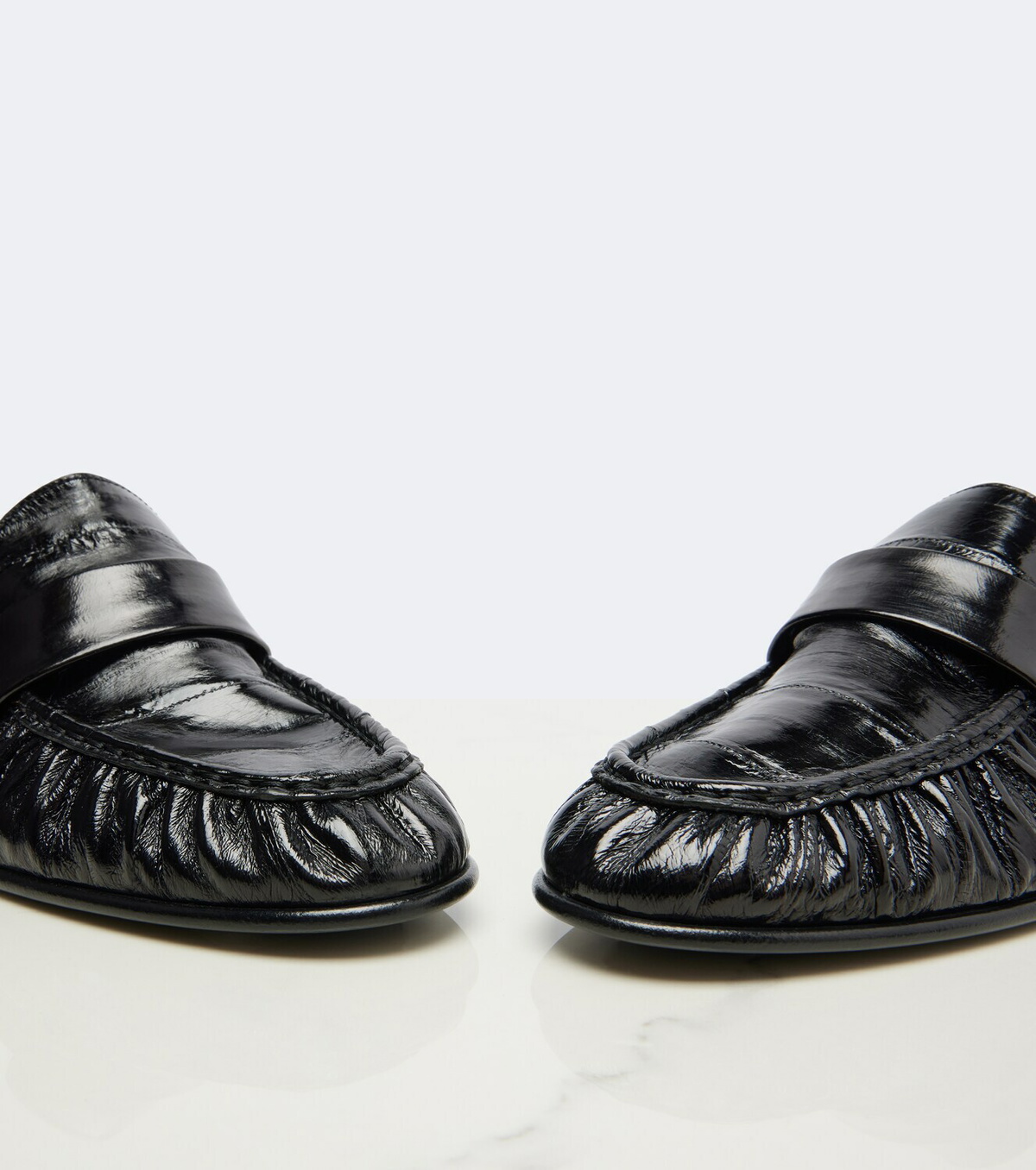 The Row Soft leather loafers