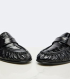 The Row Soft leather loafers